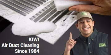 Vent hand washed during cleaning air ducts