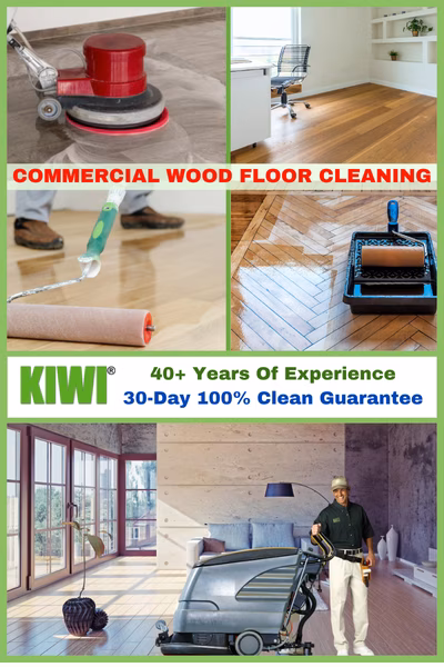 Commercial Hardwood Floor Waxing