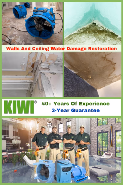 Water Damage Restoration for Walls and Ceiling