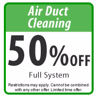 50% Off Air Duct Cleaning Coupon