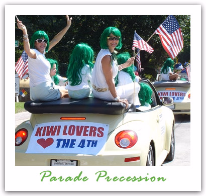 KIWI Carpet cleaning parade precession