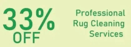 Rug cleaning services special 33%