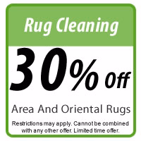 Rug Cleaning 30% off Coupon
