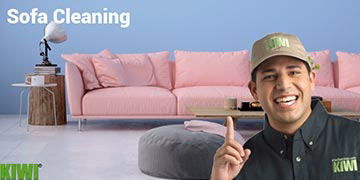 clean sofa